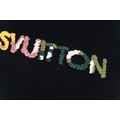 LOUIS VUITTON 彩色刺繡LOGO短袖 (黑)_4