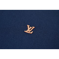LOUIS VUITTON 小皮標徽標短袖 (藍)_2