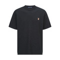 LOUIS VUITTON 小皮標徽標短袖 (黑)