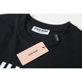 MIUMIU 大logo字母做舊印花短袖_4