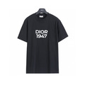DIOR "1947" 徽標刺繡短袖