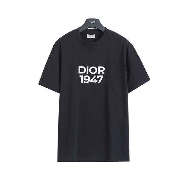 DIOR "1947" 徽標刺繡短袖