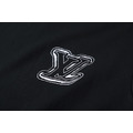 LOUIS VUITTON 鏤空logo雷射燒花貼布繡短袖 (黑)_2