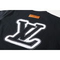 LOUIS VUITTON 鏤空logo雷射燒花貼布繡短袖 (黑)_3
