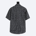 BALENCIAGA 格子彈幕短袖襯衫_1
