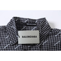 BALENCIAGA 格子彈幕短袖襯衫_6