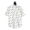 BALENCIAGA 藝術簽名logo彈幕短袖襯