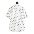 BALENCIAGA 藝術簽名logo彈幕短袖襯_1