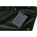 LOUIS VUITTON 燈芯絨棉質工裝短褲 (軍綠色)_9