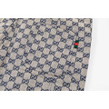 GUCCI 雙G提花標識全棉短褲 (灰色)_3