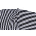 LOUIS VUITTON 皮牌徽章細條紋針織短袖_7