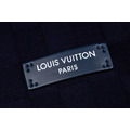 LOUIS VUITTON 棋盤格提花皮牌針織短袖（藍色）_2