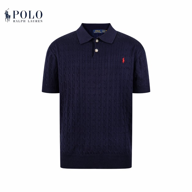 RALPH LAUREN 刺繡小馬POLO衫 (藏青)