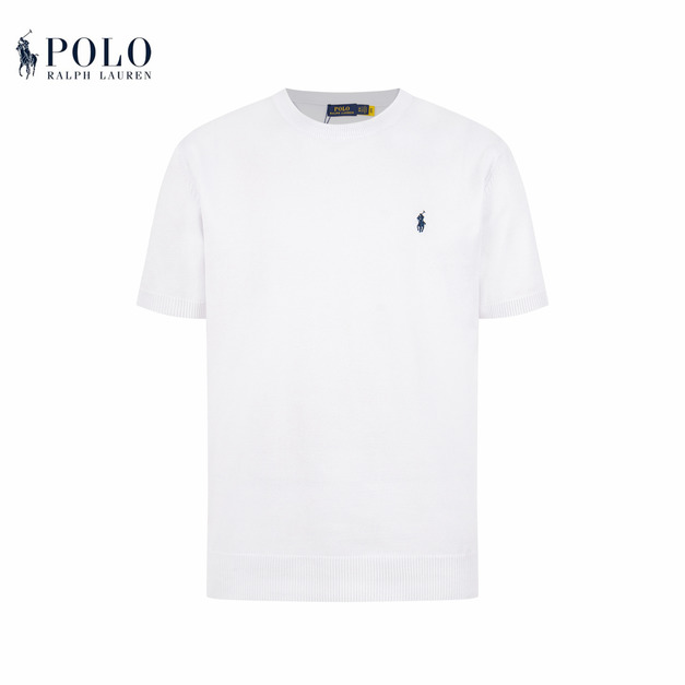 RALPH LAUREN 經典刺繡小馬短袖 (白)