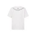 CHROME HEARTS 十字刺繡磨破短袖 (白)_1