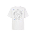 CHROME HEARTS 馬蹄印花素描logo短袖 (白)