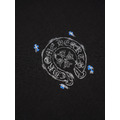 CHROME HEARTS 馬蹄印花素描logo短袖 (黑)_3