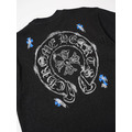 CHROME HEARTS 馬蹄印花素描logo短袖 (黑)_2