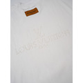 LOUIS VUITTON 珍珠燙鑽LOGO短袖 (白)_6
