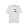 CELINE 經典字母LOGO PARIS短袖 (白)