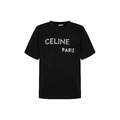CELINE 經典字母LOGO PARIS短袖 (黑)