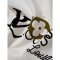 LOUIS VUITTON 植絨老花印花短袖 (白)_4