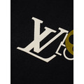 LOUIS VUITTON 植絨老花印花短袖 (黑)_3