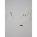 PRADA 胸上小字母LOGO短袖 (白)_2