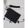 LOUIS VUITTON 老花LOGO串接短袖 (白)_5
