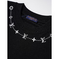 LOUIS VUITTON 老花LOGO串接短袖 (黑)_2