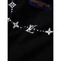 LOUIS VUITTON 老花LOGO串接短袖 (黑)_5
