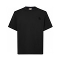 MONCLER 黑標系列背後浮標字母短袖(黑色)