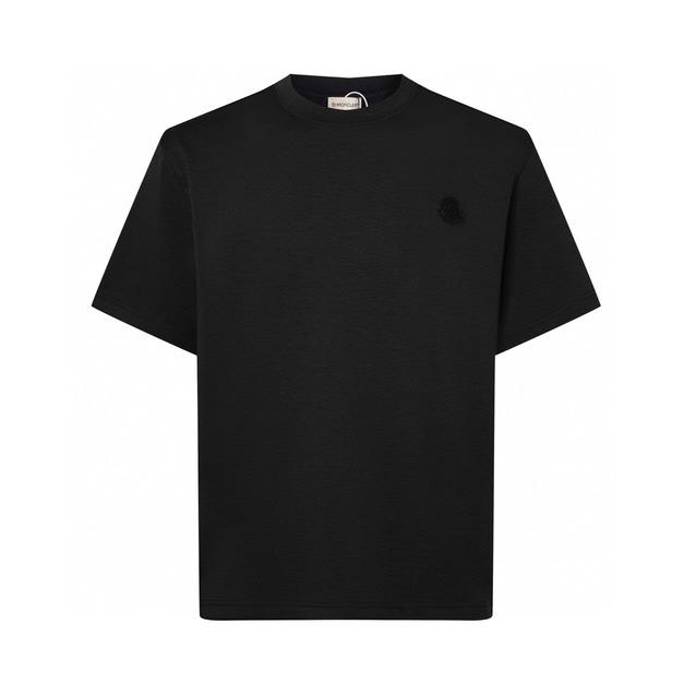 MONCLER 黑標系列背後浮標字母短袖(黑色)