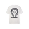 CHROME HEARTS 船錨馬蹄手繪短袖 (白色)