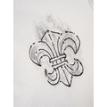 CHROME HEARTS 船錨馬蹄手繪短袖 (白色)_2