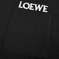 LOEWE 經典刺繡LOGO口袋短袖 (黑色)_3