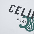 CELINE 側邊印花圓領短袖 (白色)_2