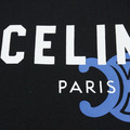 CELINE 側邊印花圓領短袖 (黑色)_2