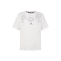 CHROME HEARTS 三十字架刺繡短袖 (白色)