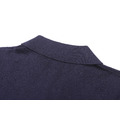 FENDI 純色徽標紐扣套頭 POLO 衫 (藍)_3