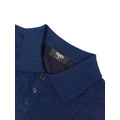 FENDI FF 提花 Polo 領針織衫 (藍色)_2