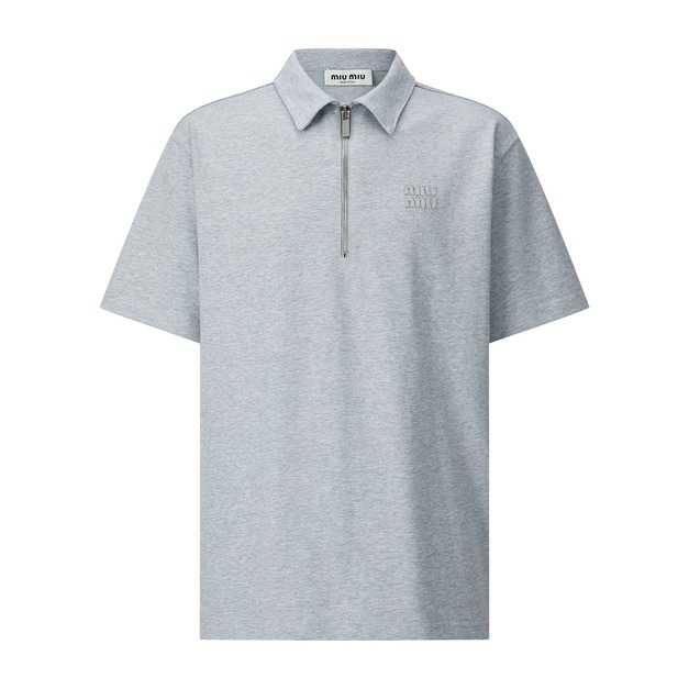 MIUMIU 刺繡標識 POLO 衫
