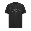 GIVENCHY 斷層印花標識短袖 (黑)
