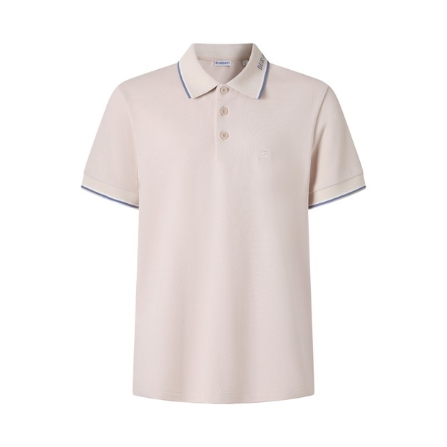 BURBERRY 字母標識 POLO 衫 (粉色)