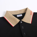 BURBERRY 字母標識 POLO 衫 (黑色)_4