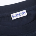 BURBERRY 格紋旗幟字母刺繡圓領短袖 (黑)_4