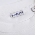 BURBERRY 格紋旗幟字母刺繡圓領短袖 (白)_3