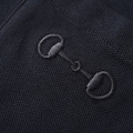 GUCCI 馬術扣刺繡口袋短袖POLO衫 (藍)_2