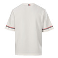 THOM BROWNE 袖口織帶短袖 (白)_1