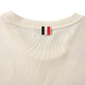 THOM BROWNE 袖口織帶短袖 (白)_5